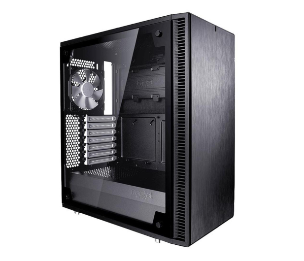 FRACTAL DESIGN Define C TG Black 3.5'HDD 2.5'SDD uATX/ATX/ITX FD-CA-DEF-C-BK-TG - 378349 - zdjęcie
